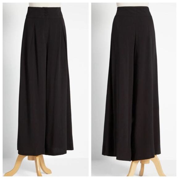 NWOT ModCloth Want and Breeze Wide Leg Pants - Picture 1 of 10